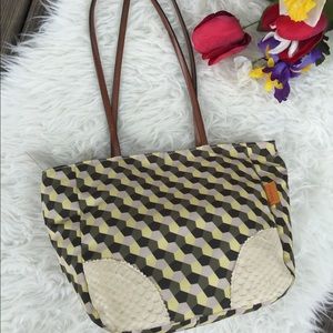 🌺GORGEOUS bag with leather accents 🌺